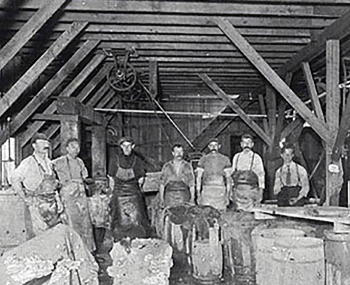Workshop interior c.1920